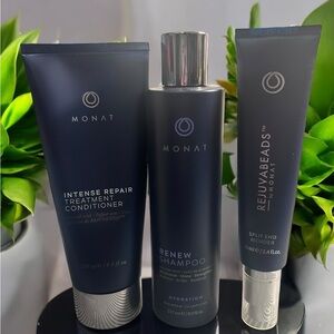 Intense Repair Treatment Conditioner and Renew Shampoo Set by MONAT